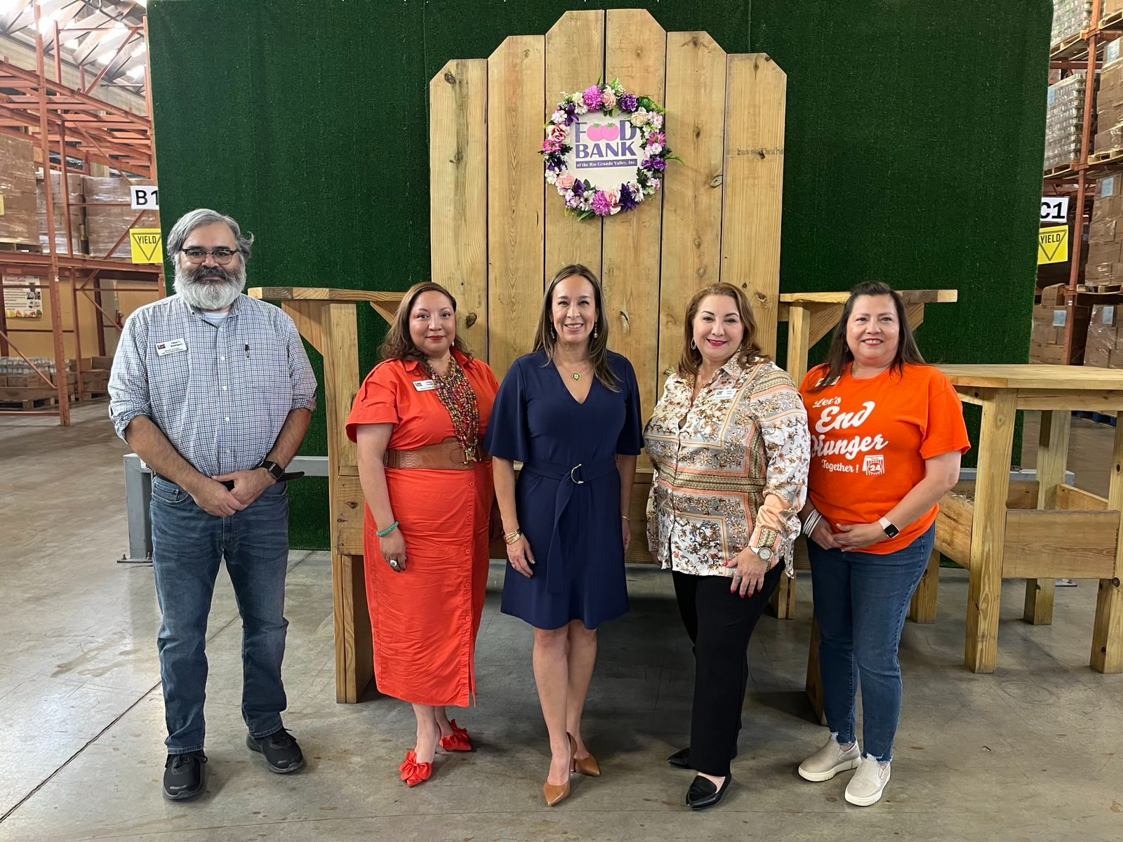 Rep. De La Cruz at Rio Grande Valley Food Bank